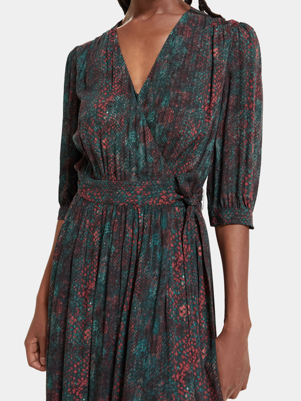 Midi wrap dress - Scotch & Soda AU