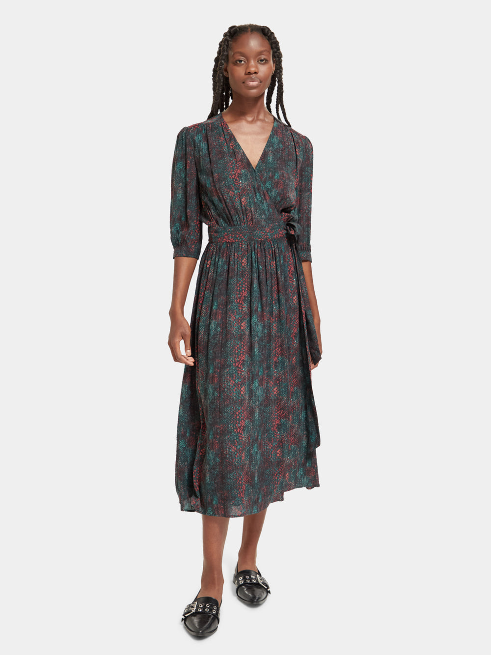 Midi wrap dress - Scotch & Soda AU