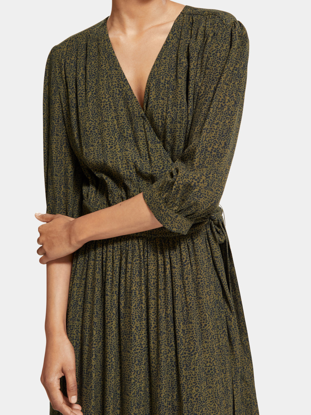 Midi wrap dress – Scotch & Soda AU