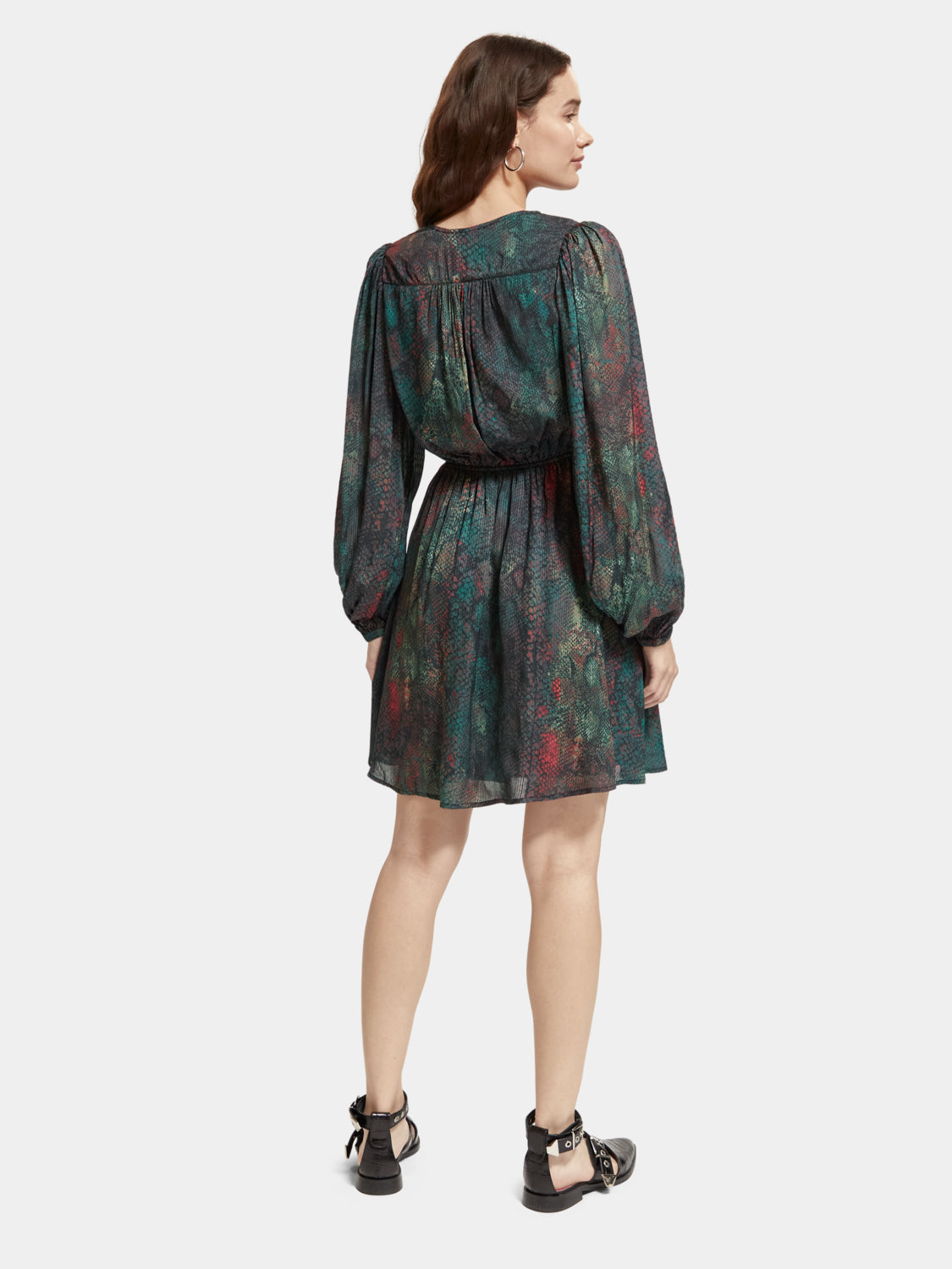 Balloon sleeve mini dress - Scotch & Soda AU