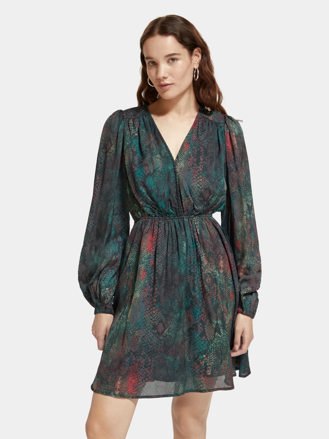 Balloon sleeve mini dress - Scotch & Soda AU