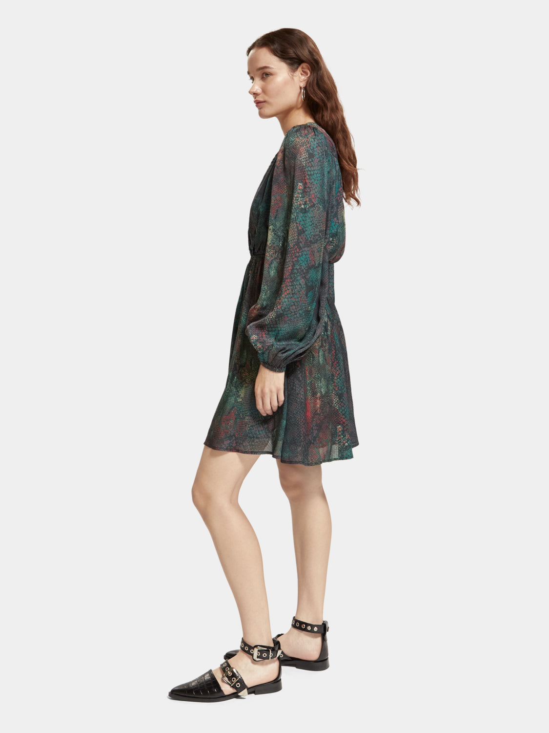 Balloon sleeve mini dress - Scotch & Soda AU