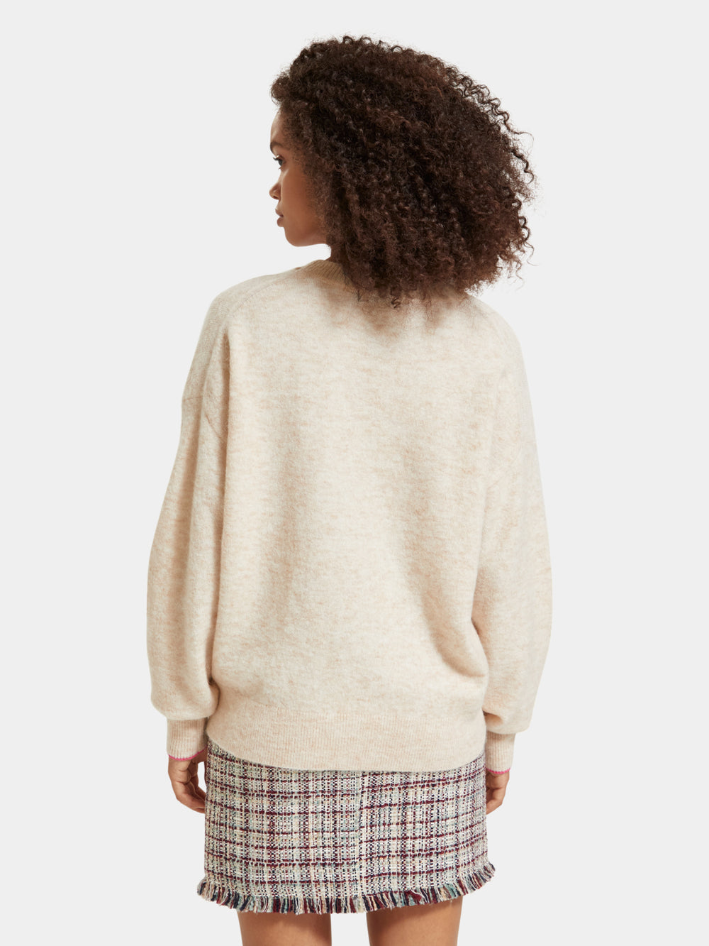 Fuzzy crewneck pullover - Scotch & Soda AU