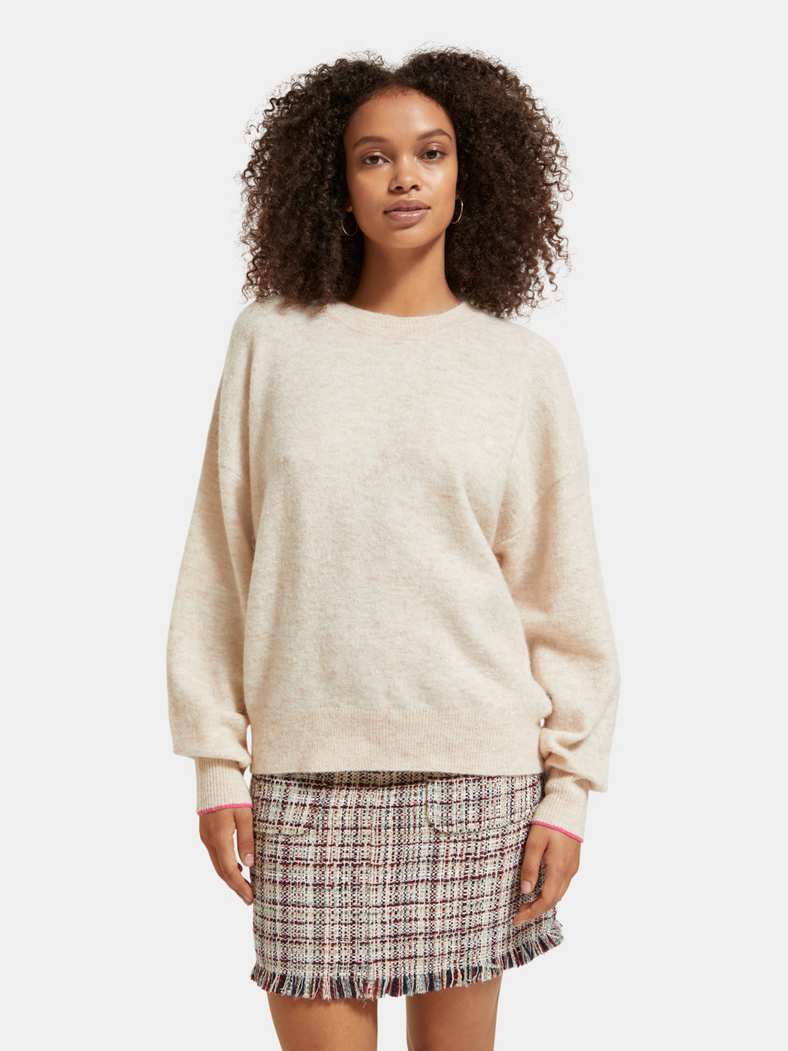 Fuzzy crewneck pullover - Scotch & Soda AU