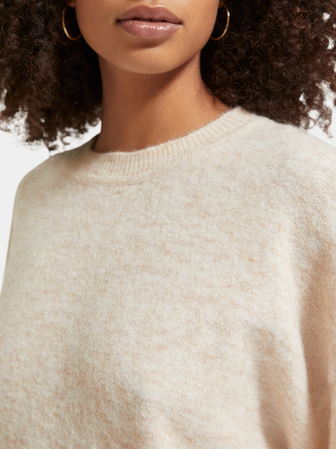 Fuzzy crewneck pullover - Scotch & Soda AU