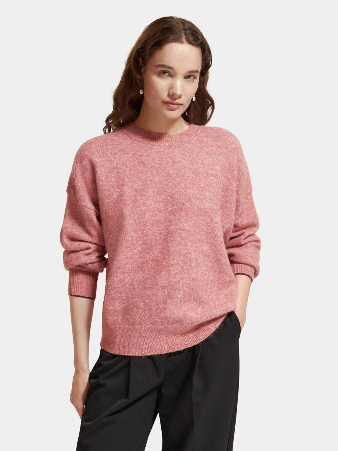 Fuzzy crewneck pullover - Scotch & Soda AU