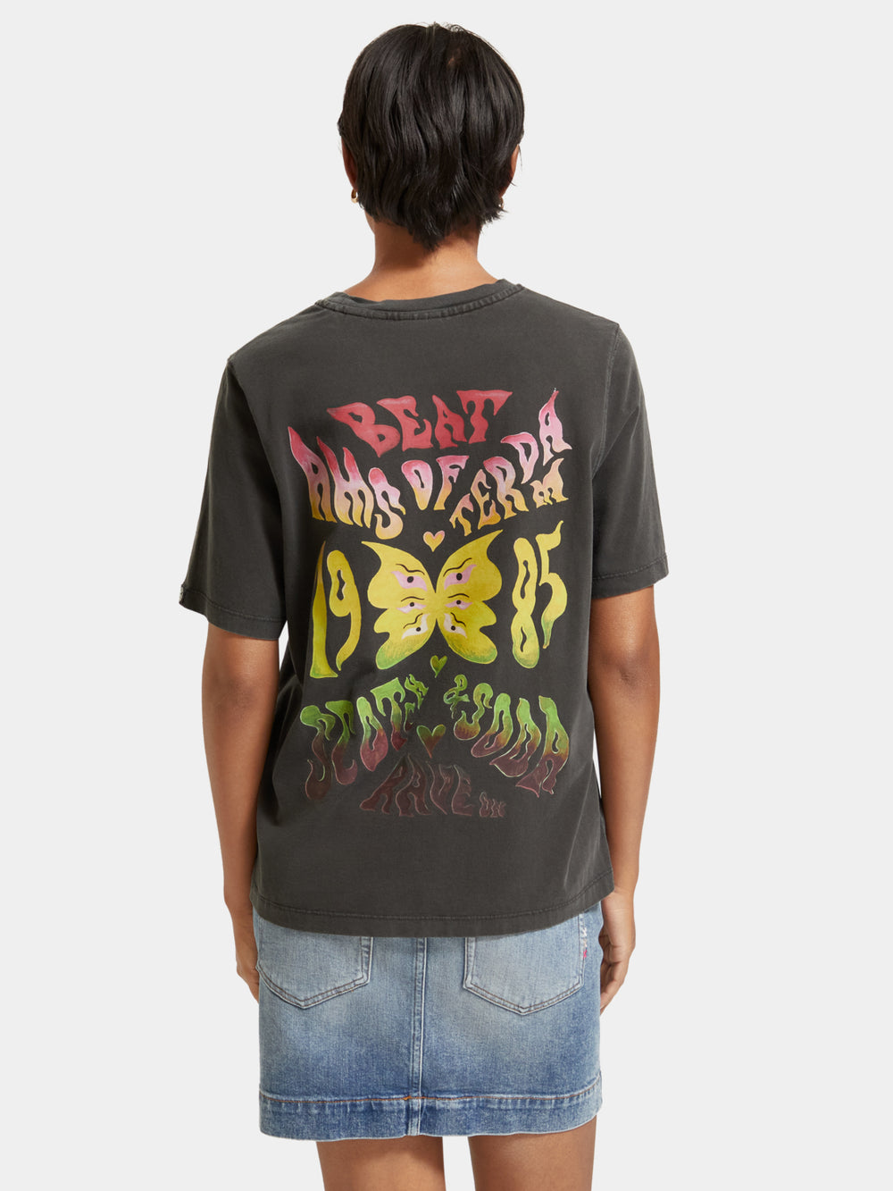 Amsterdam beat relaxed-fit t-shirt - Scotch & Soda AU