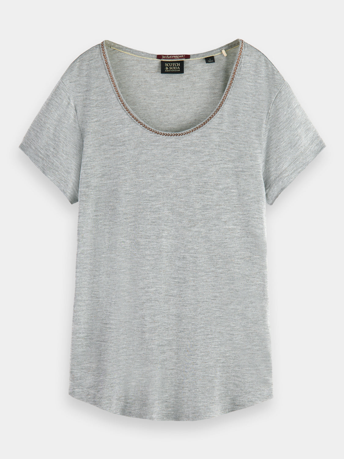 Glitter melange t-shirt - Scotch & Soda AU