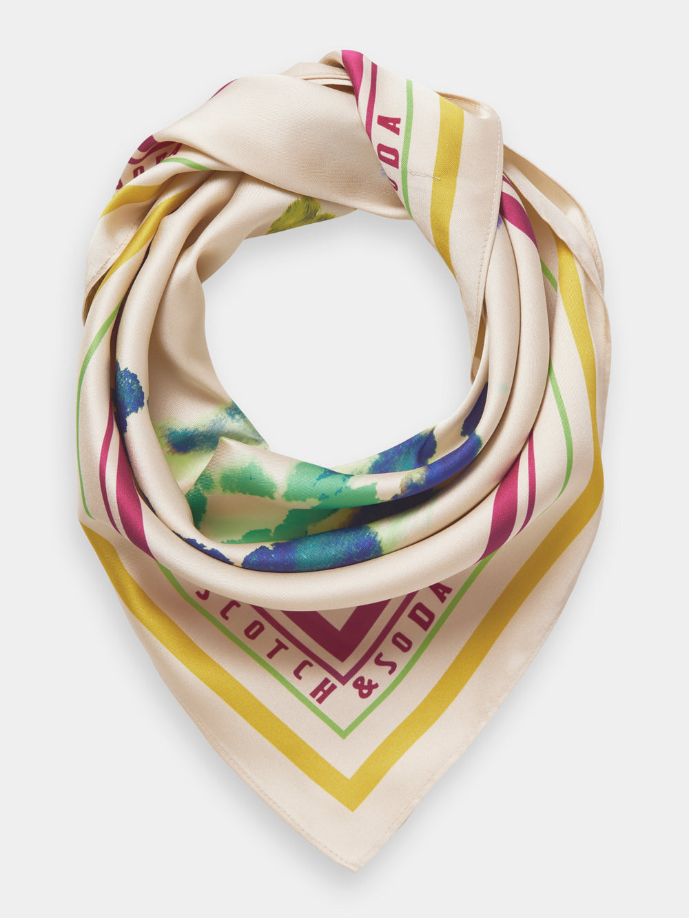 Printed square scarf - Scotch & Soda AU
