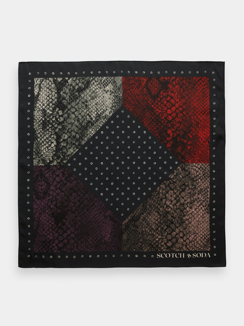 Printed square scarf - Scotch & Soda AU