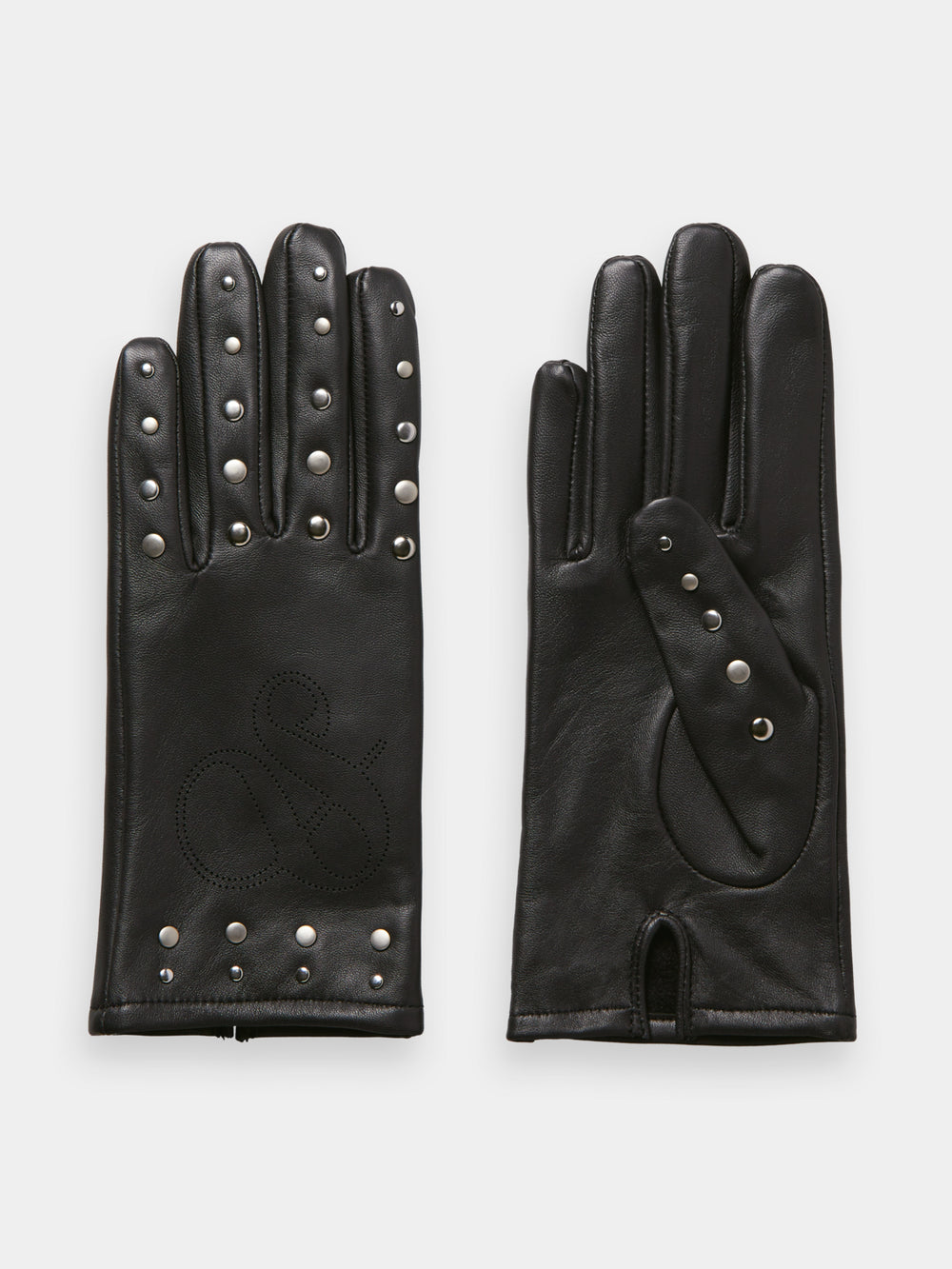 Studded leather gloves - Scotch & Soda AU