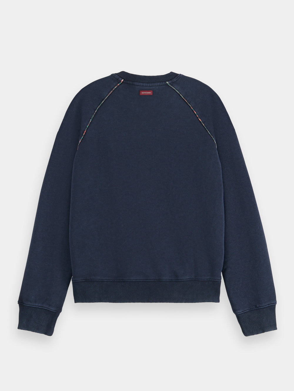 Washed raglan regular-fit piping sweatshirt - Scotch & Soda AU