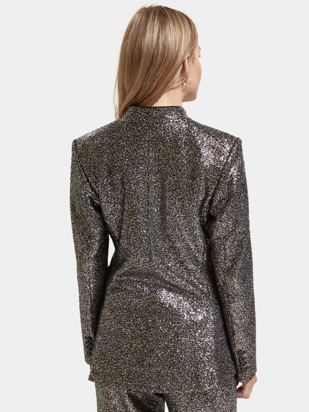 Blazer in mixed sequins - Scotch & Soda AU