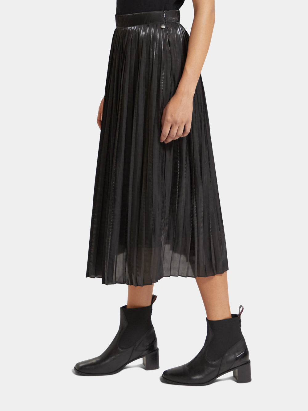 Pleated high-rise maxi skirt - Scotch & Soda AU