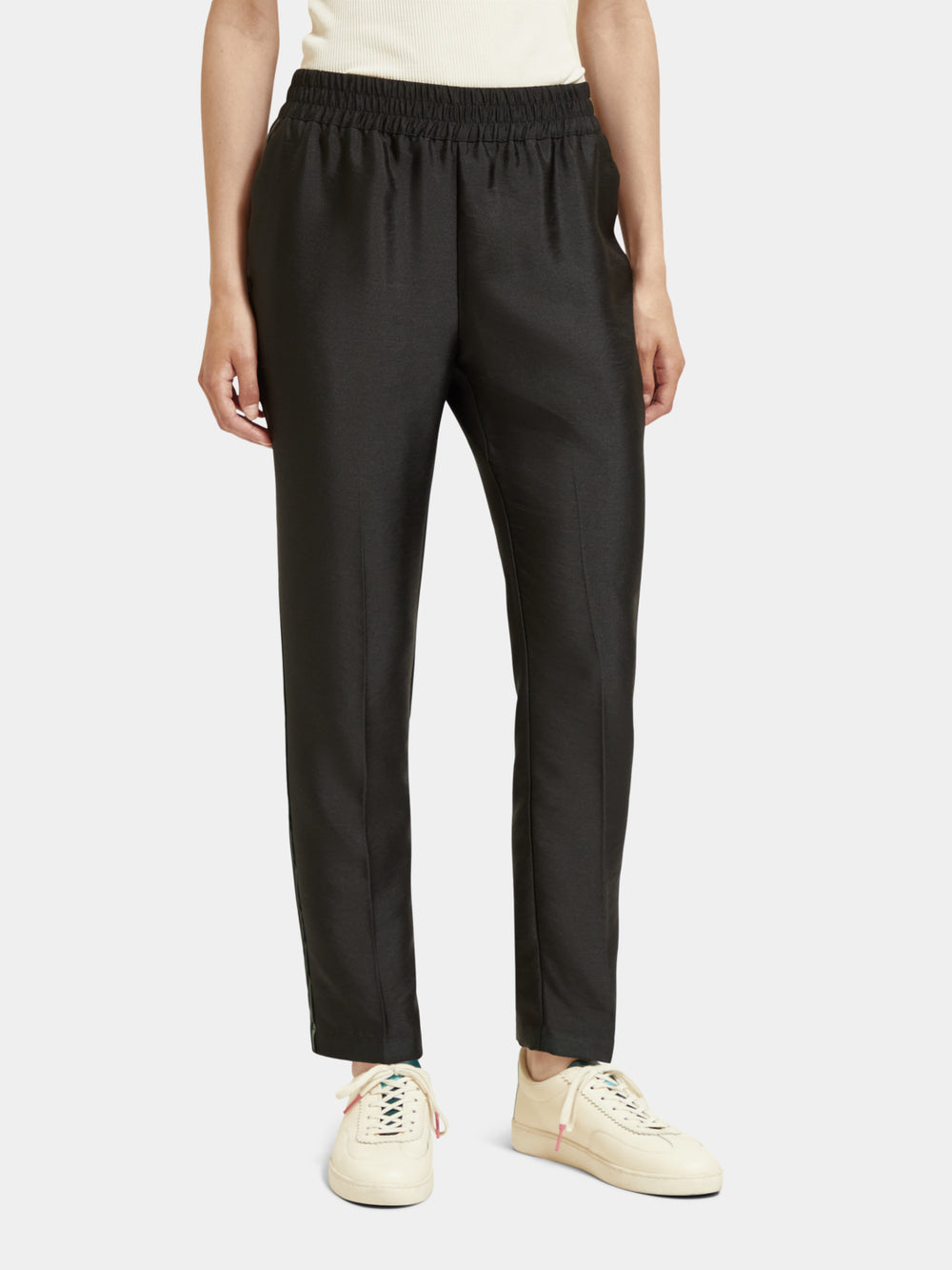 Maia mid-rise tapered-fit jogger pants - Scotch & Soda AU