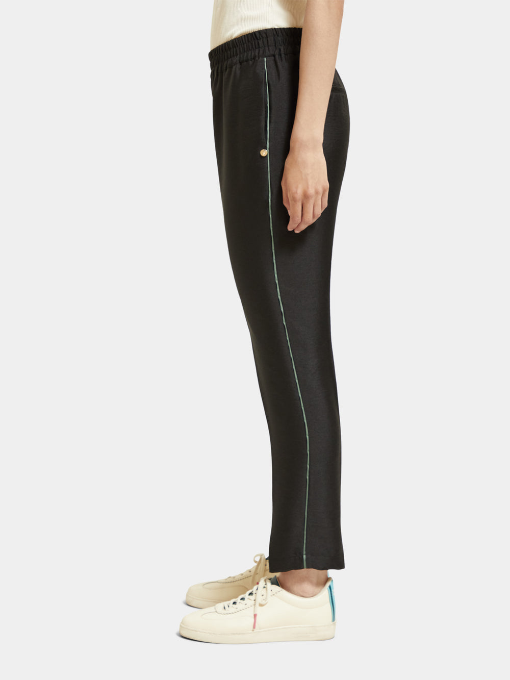 Maia mid-rise tapered-fit jogger pants - Scotch & Soda AU