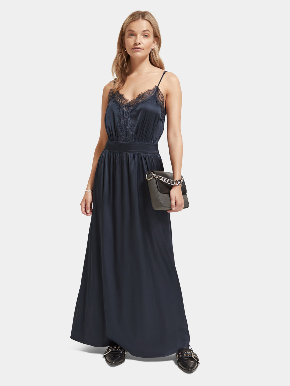 Lace camisole maxi dress - Scotch & Soda AU