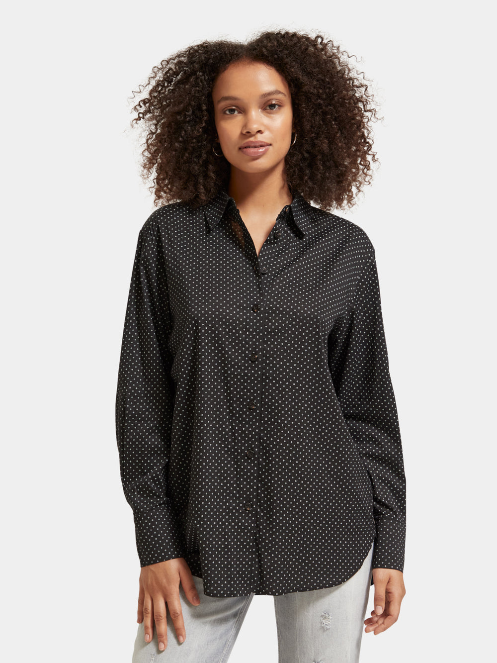 Relaxed-fit buttoned shirt - Scotch & Soda AU