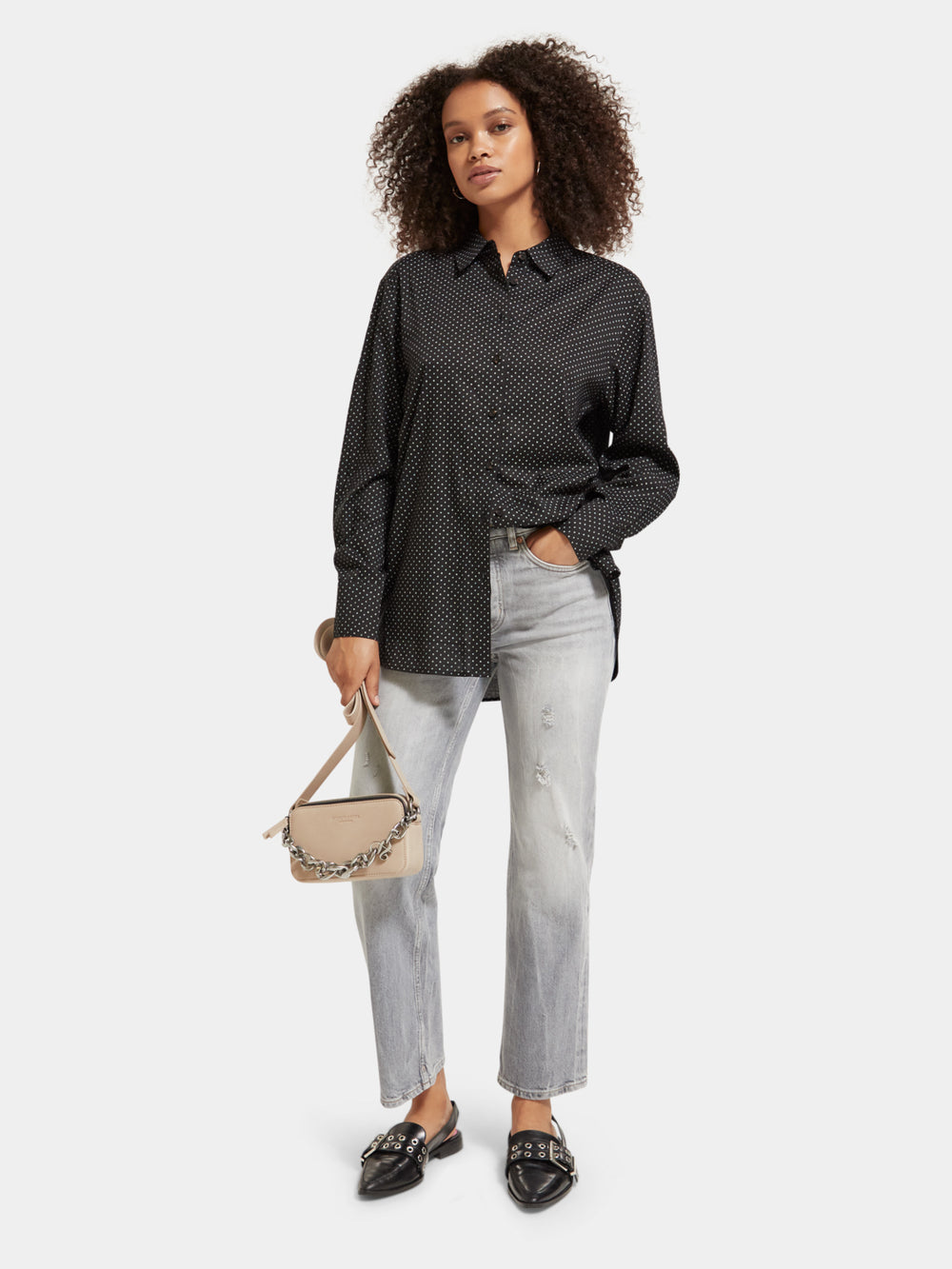 Relaxed-fit buttoned shirt - Scotch & Soda AU