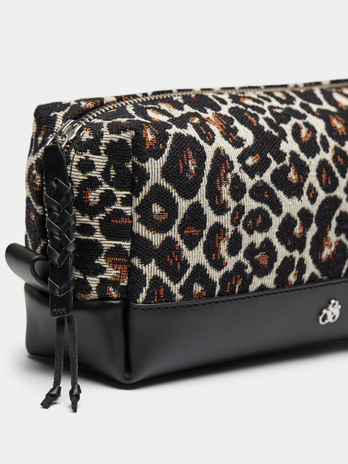 Jacquard leopard toiletry bag Scotch Soda AU