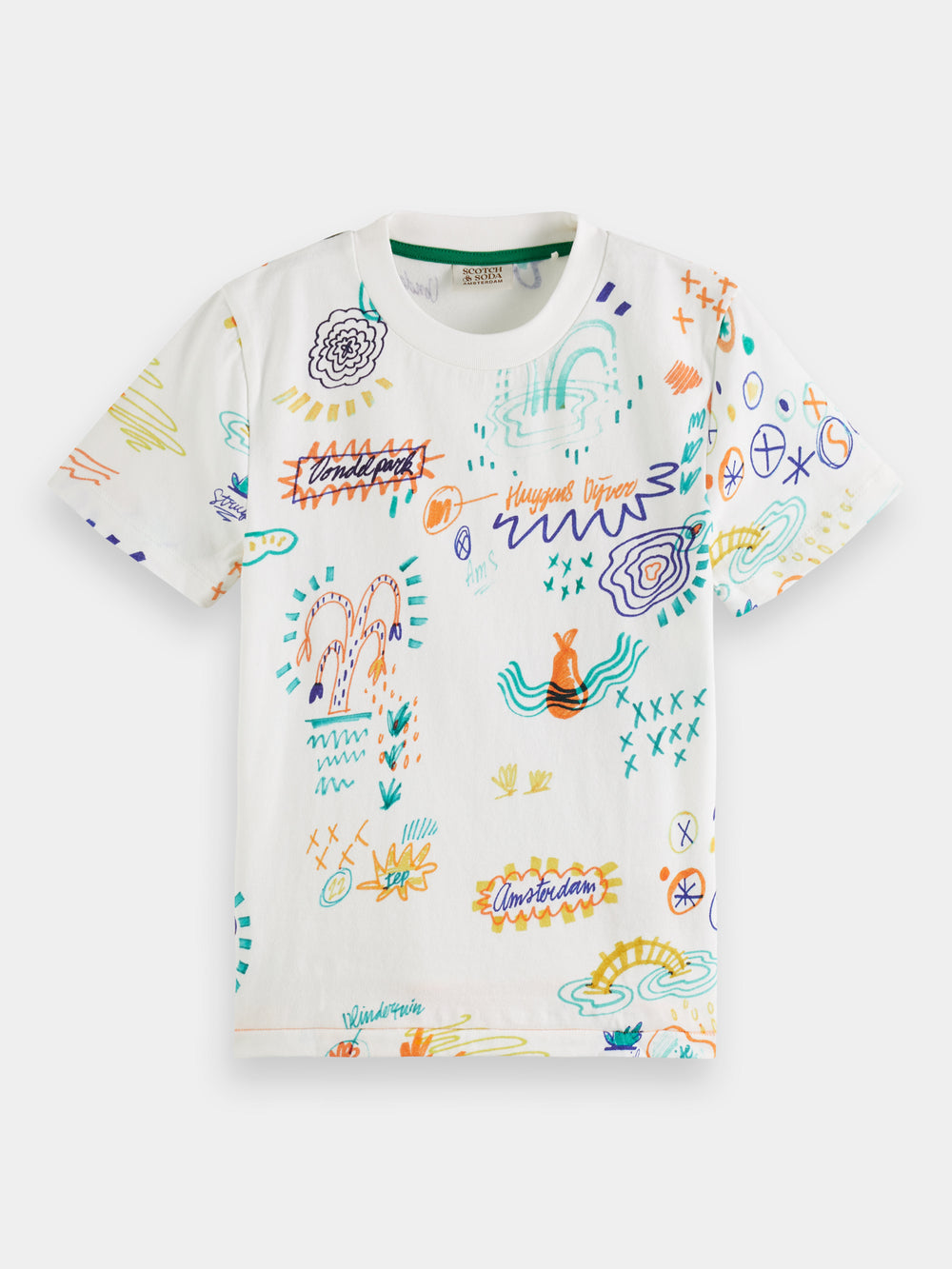 Relaxed fit printed t-shirt - Scotch & Soda AU