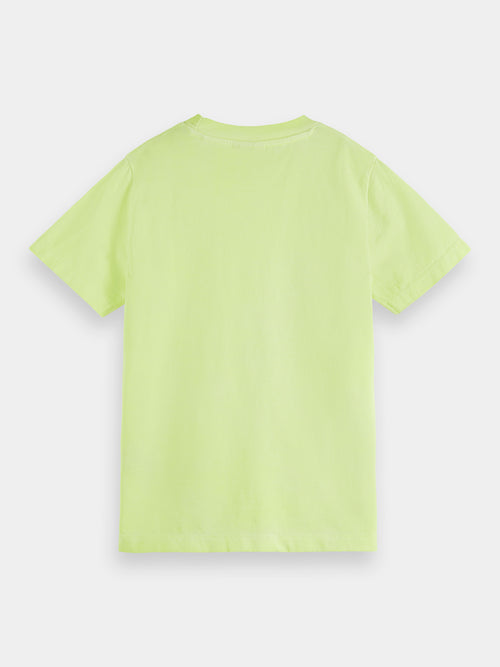 Garment-dyed pocketed organic t-shirt - Scotch & Soda AU
