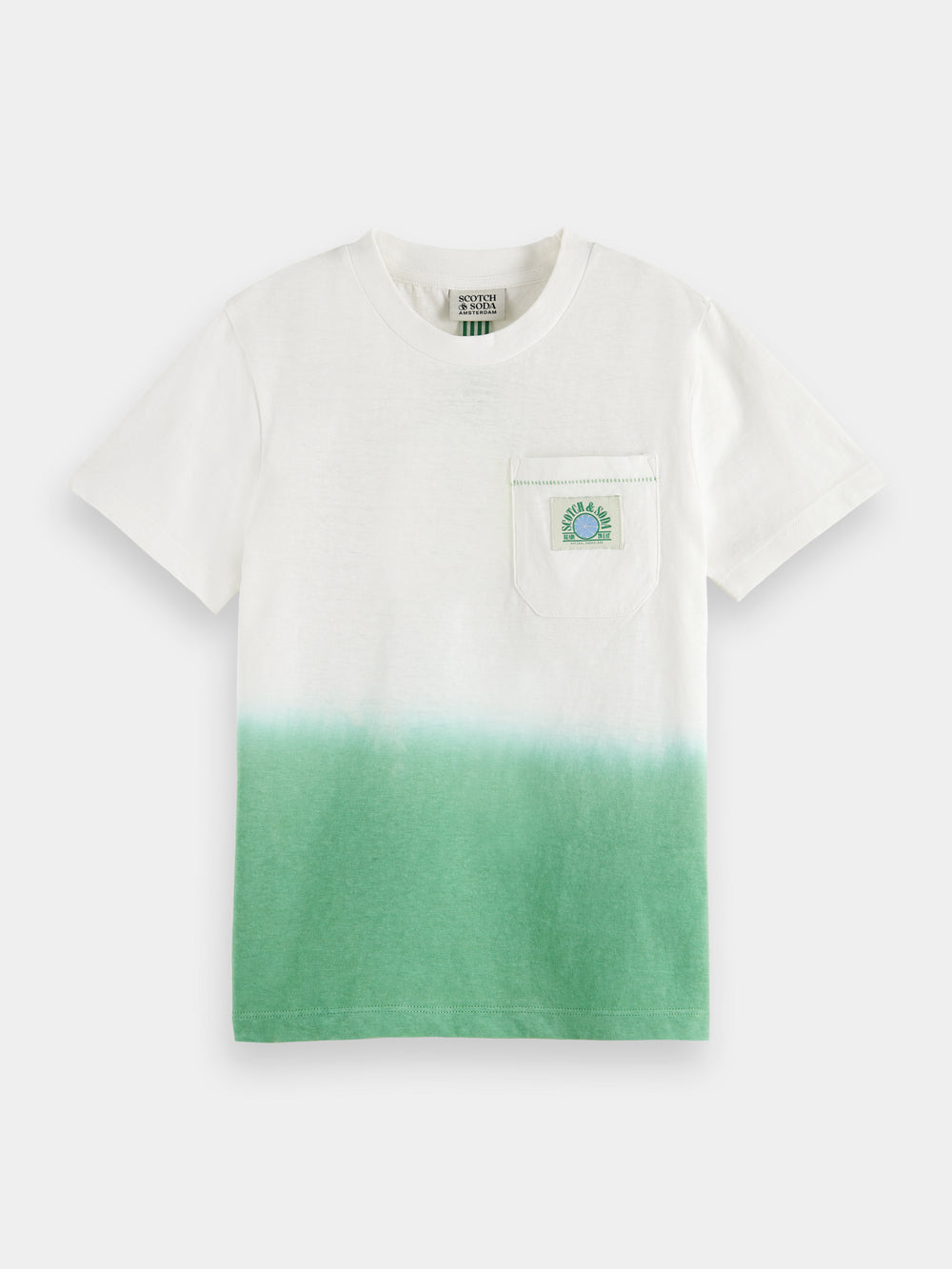 Relaxed fit dip-dyed pocketed t-shirt - Scotch & Soda AU