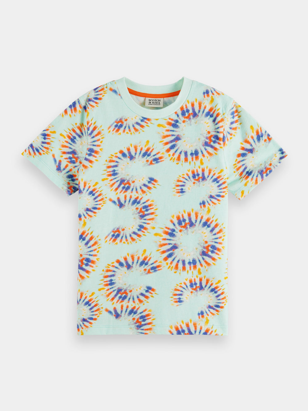 Relaxed fit tie-dye printed t-shirt - Scotch & Soda AU