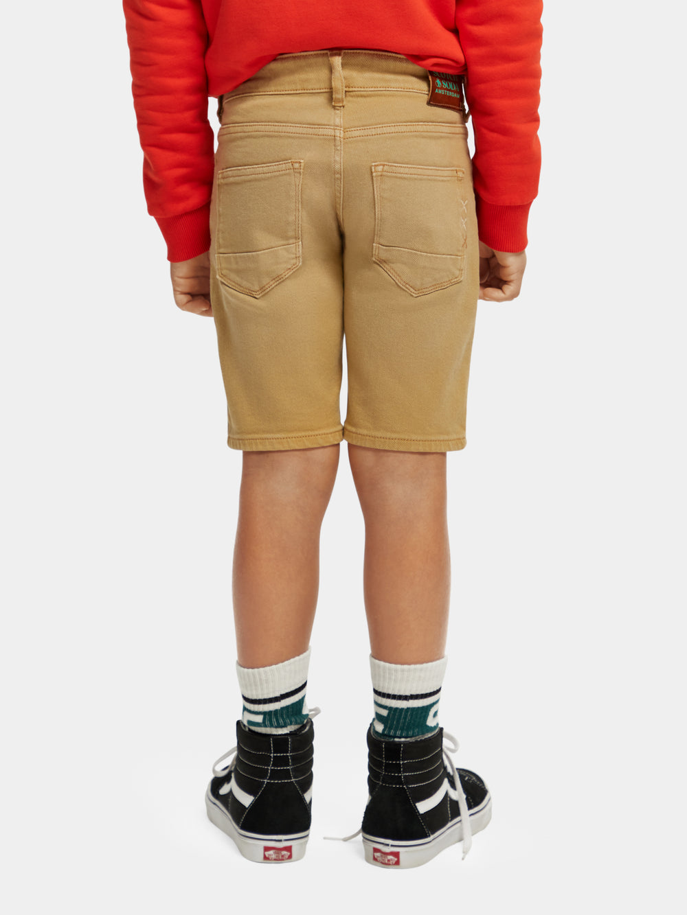 Strummer regular slim-fit garment-dyed shorts - Scotch & Soda AU