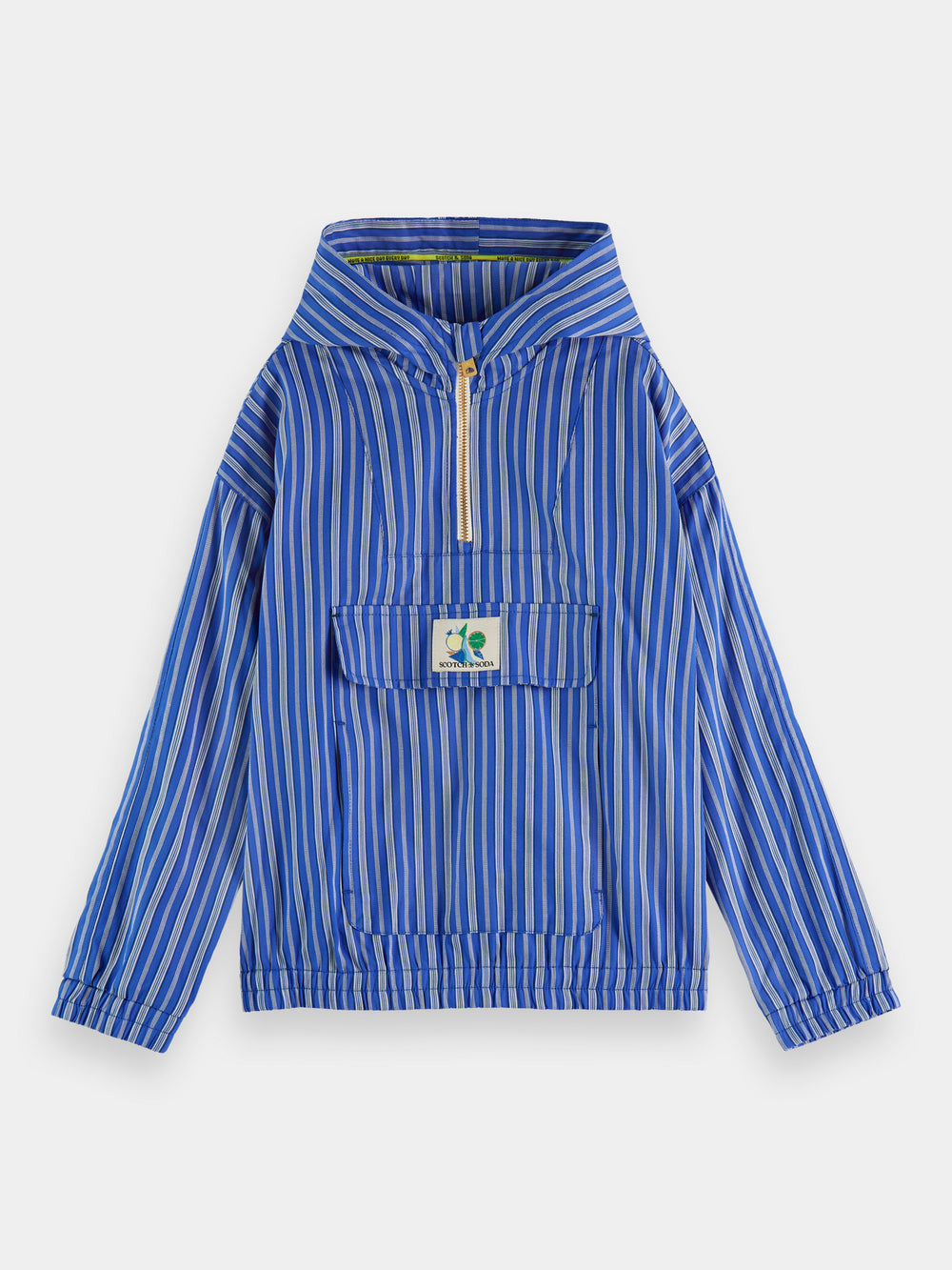 Yarn-dyed half-zip jacket - Scotch & Soda AU