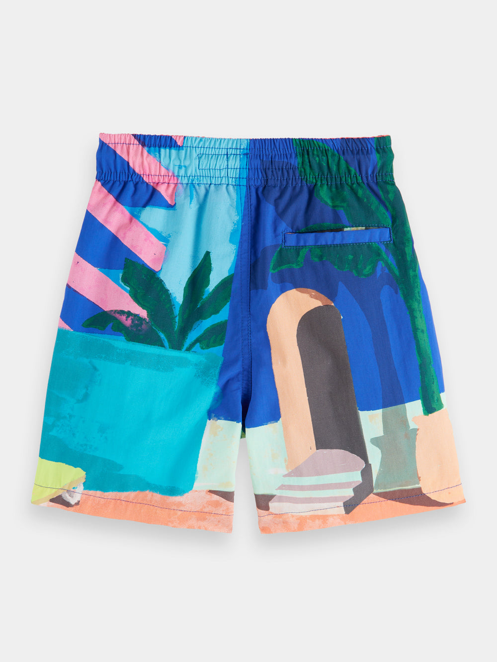 Midi-length artwork swim shorts - Scotch & Soda AU