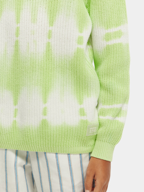 Tie-dye rib-knitted sweater - Scotch & Soda AU