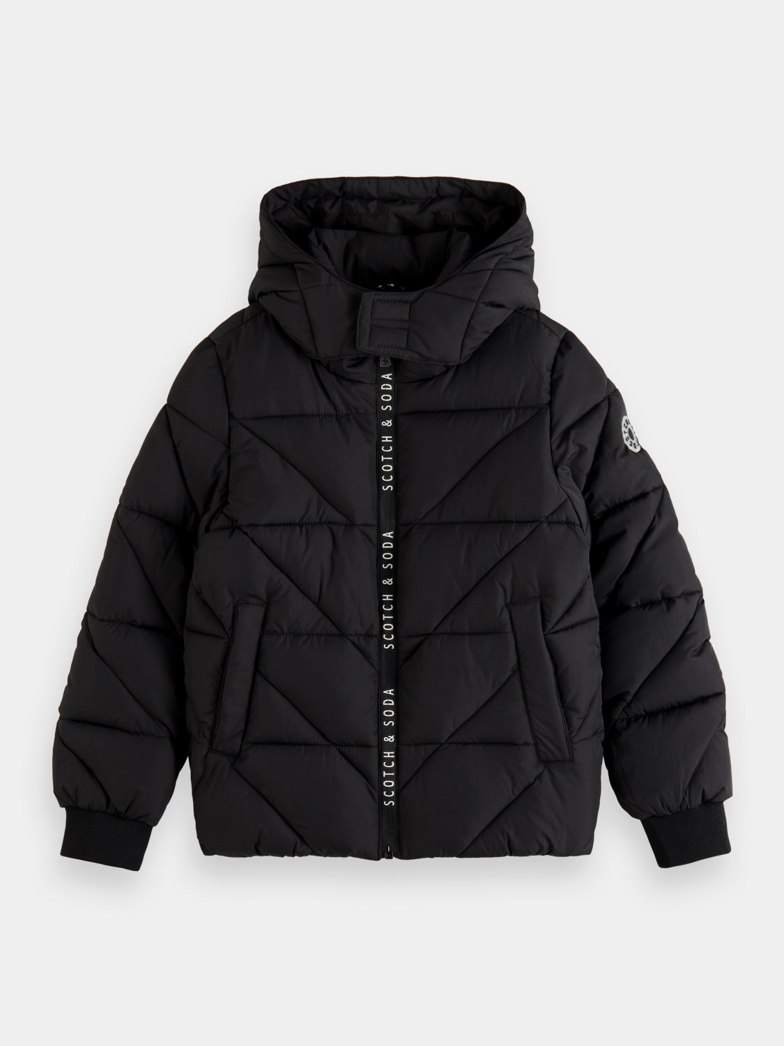 Kids - Water-repellent hooded jacket - Scotch & Soda AU