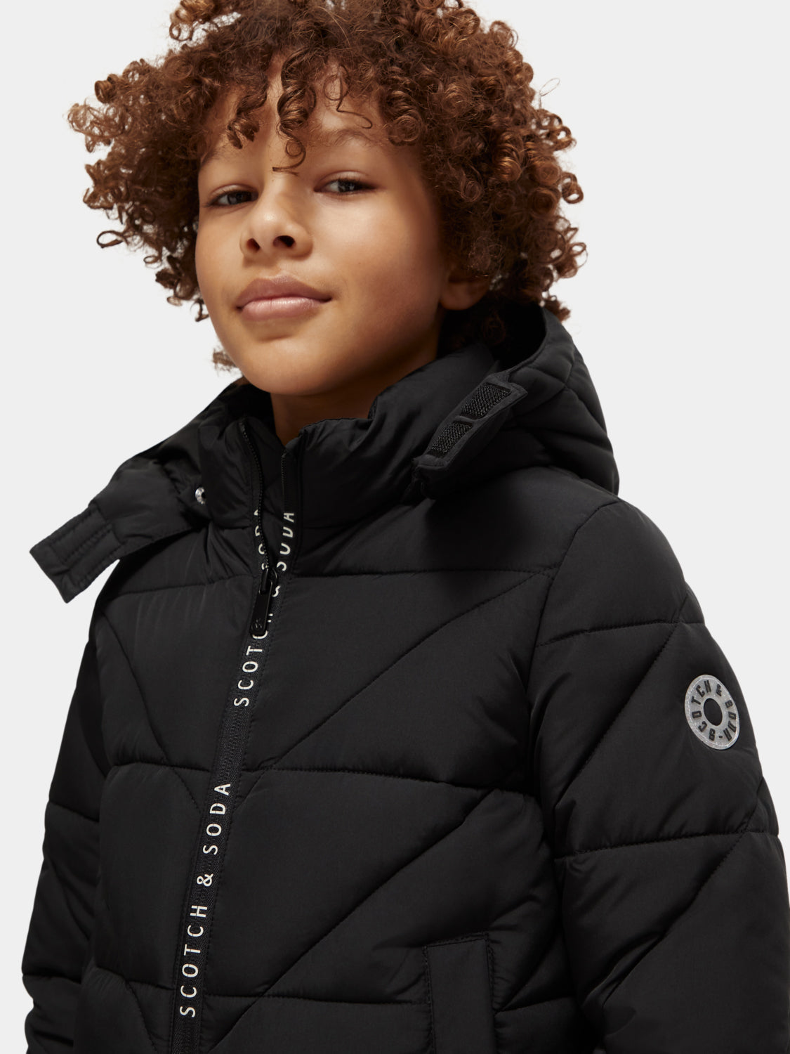 Kids Water repellent hooded jacket Scotch Soda AU