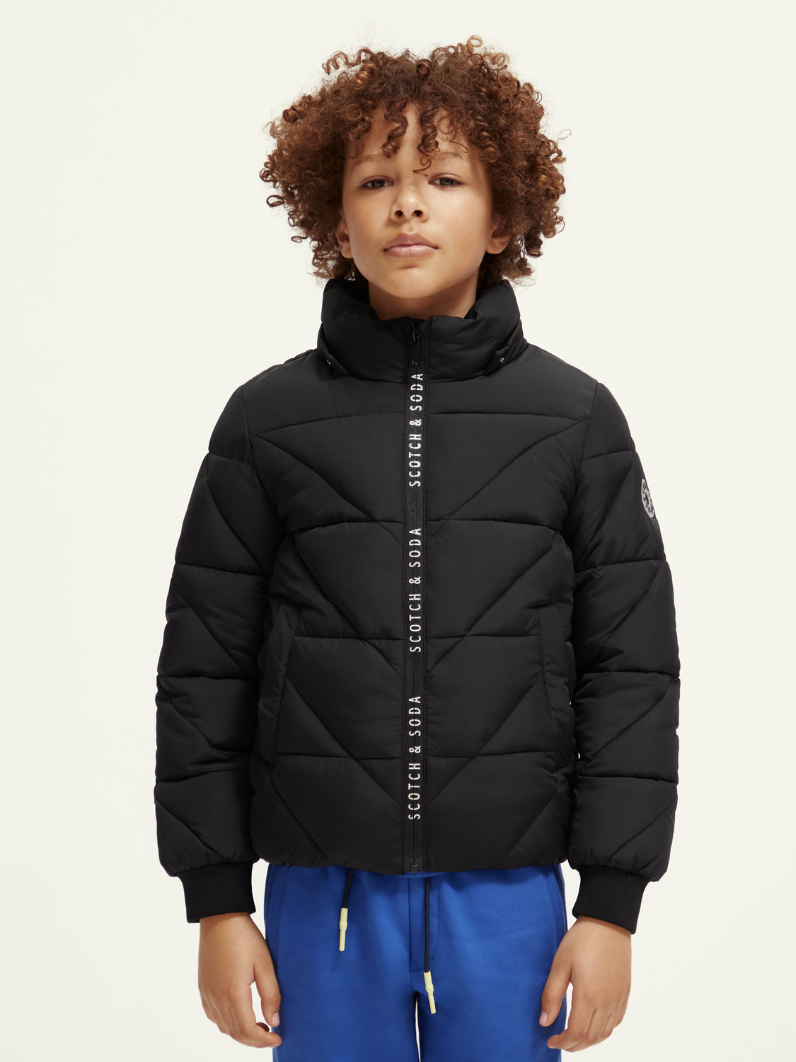 Kids - Water-repellent hooded jacket - Scotch & Soda AU