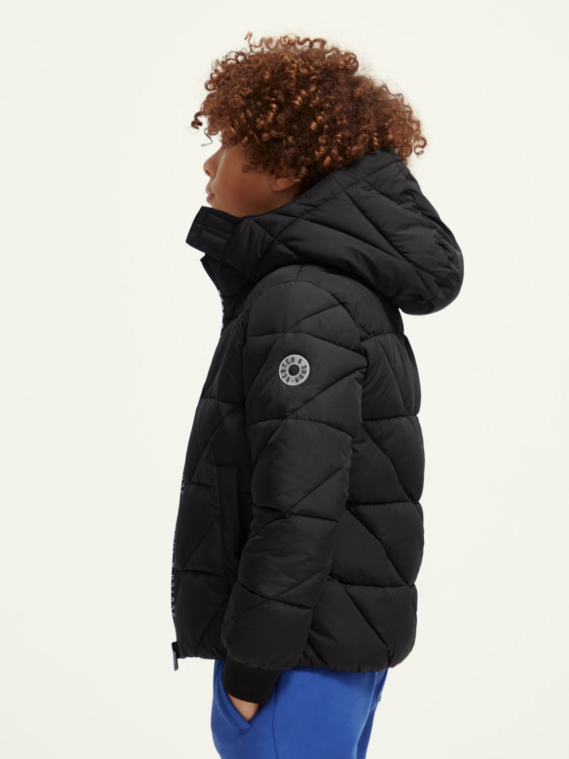 Kids - Water-repellent hooded jacket - Scotch & Soda AU