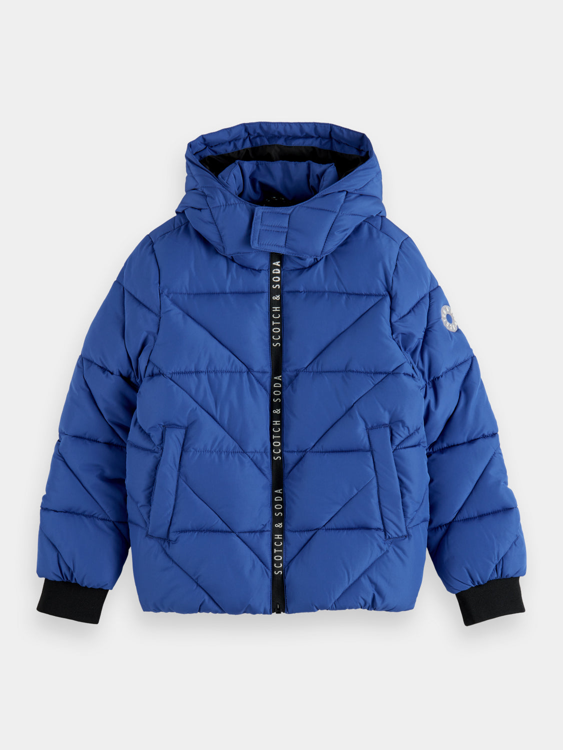 Kids - Water-repellent hooded jacket - Scotch & Soda AU