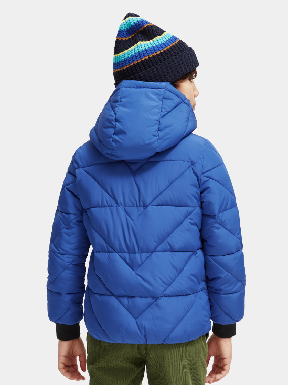 Kids - Water-repellent hooded jacket - Scotch & Soda AU