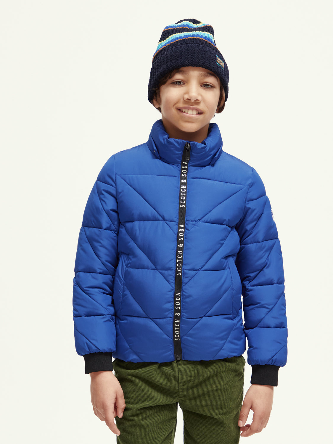 Kids - Water-repellent hooded jacket - Scotch & Soda AU