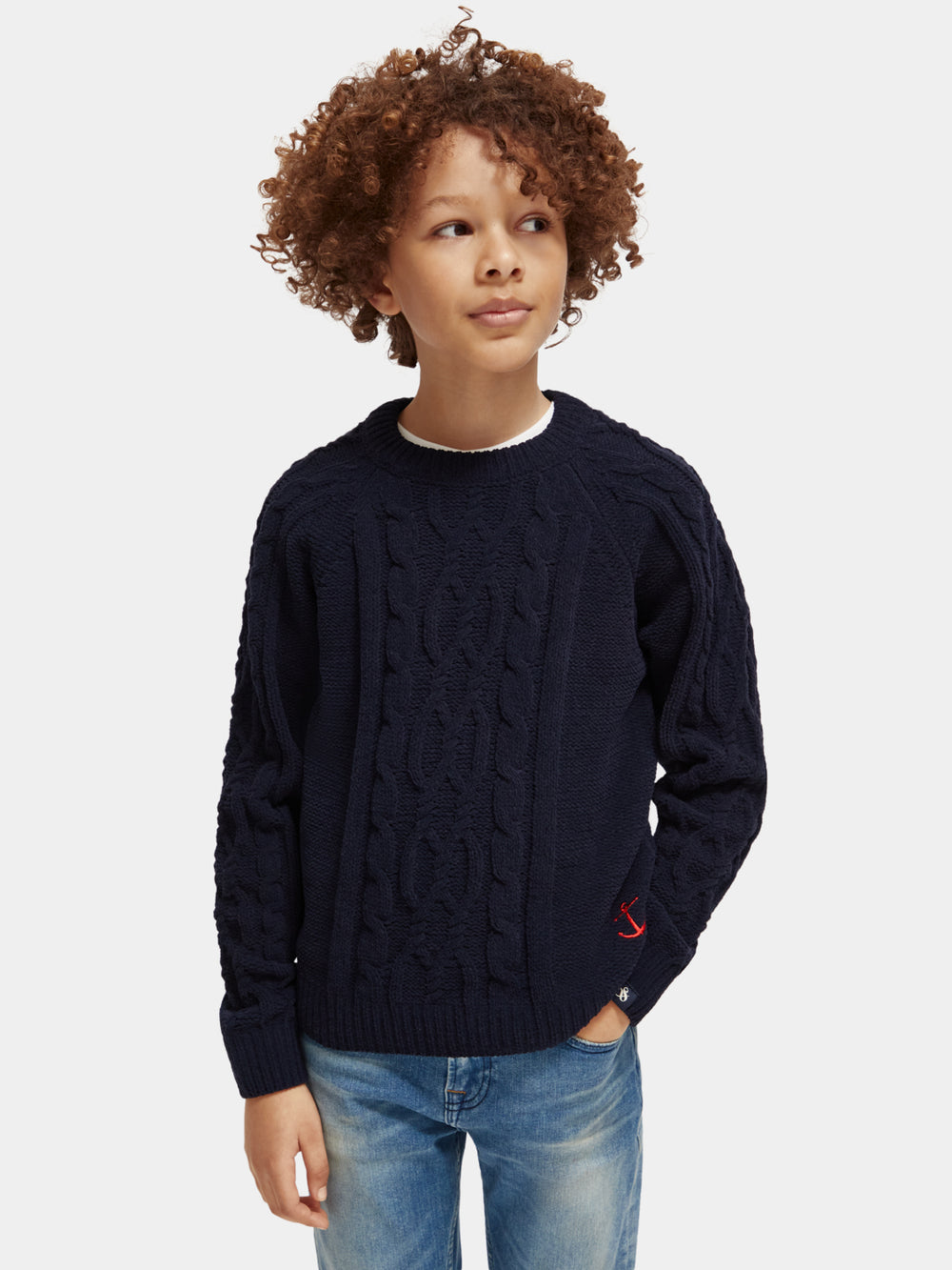 Kids - Cable knit pullover - Scotch & Soda AU