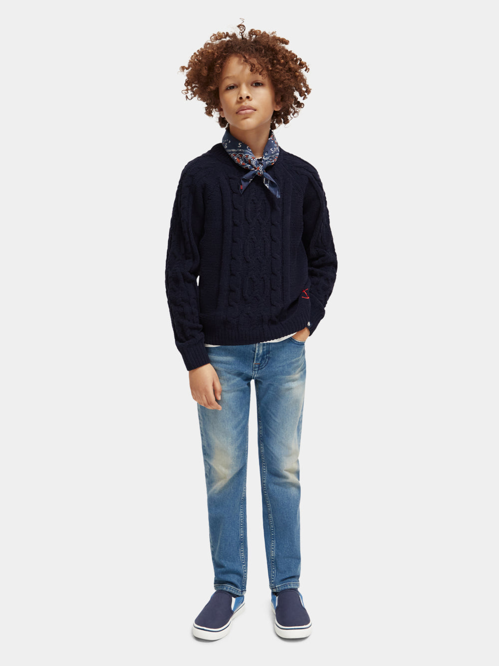 Kids - Cable knit pullover - Scotch & Soda AU