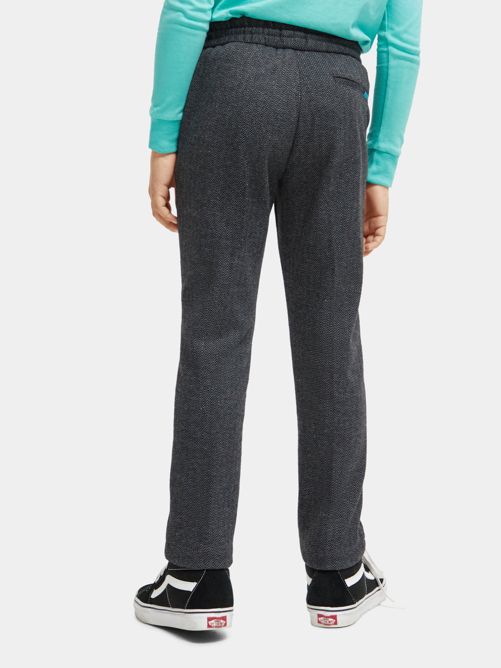 Kids - Relaxed slim-fit knitted pants - Scotch & Soda AU