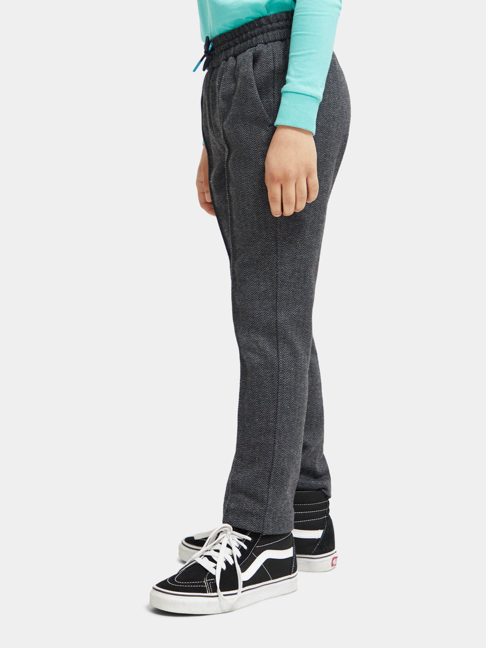 Kids - Relaxed slim-fit knitted pants - Scotch & Soda AU