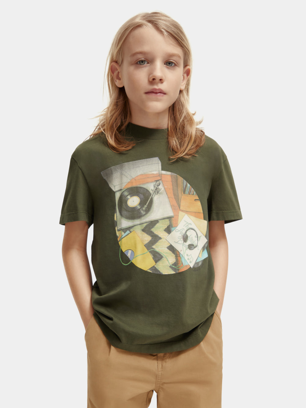 Kids - Loose-fit artwork t-shirt - Scotch & Soda AU