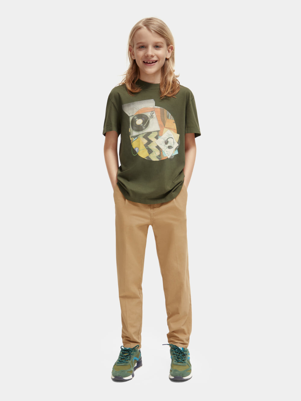 Kids - Loose-fit artwork t-shirt - Scotch & Soda AU