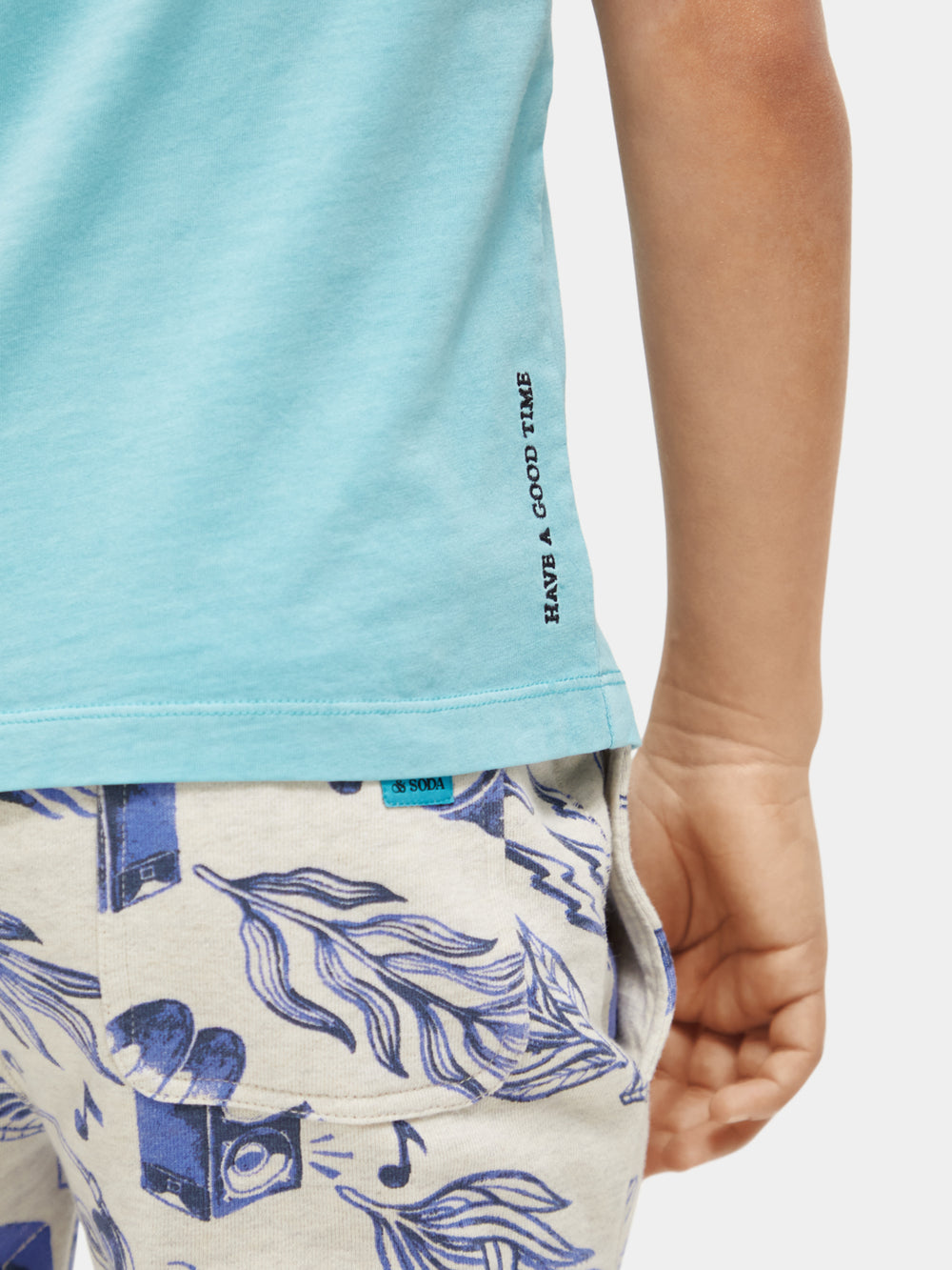 Kids - Relaxed-fit chest pocket t-shirt - Scotch & Soda AU