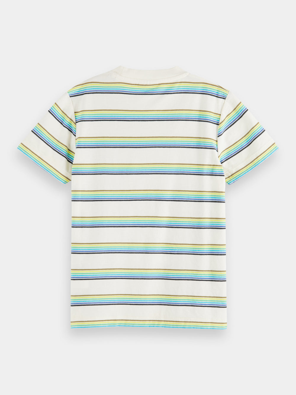 Kids - Relaxed-fit pocketed striped t-shirt - Scotch & Soda AU