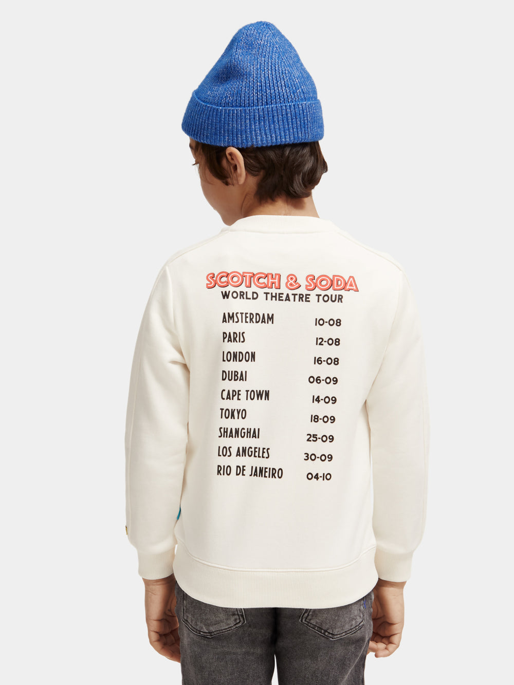 Kids - Relaxed-fit artwork sweatshirt - Scotch & Soda AU