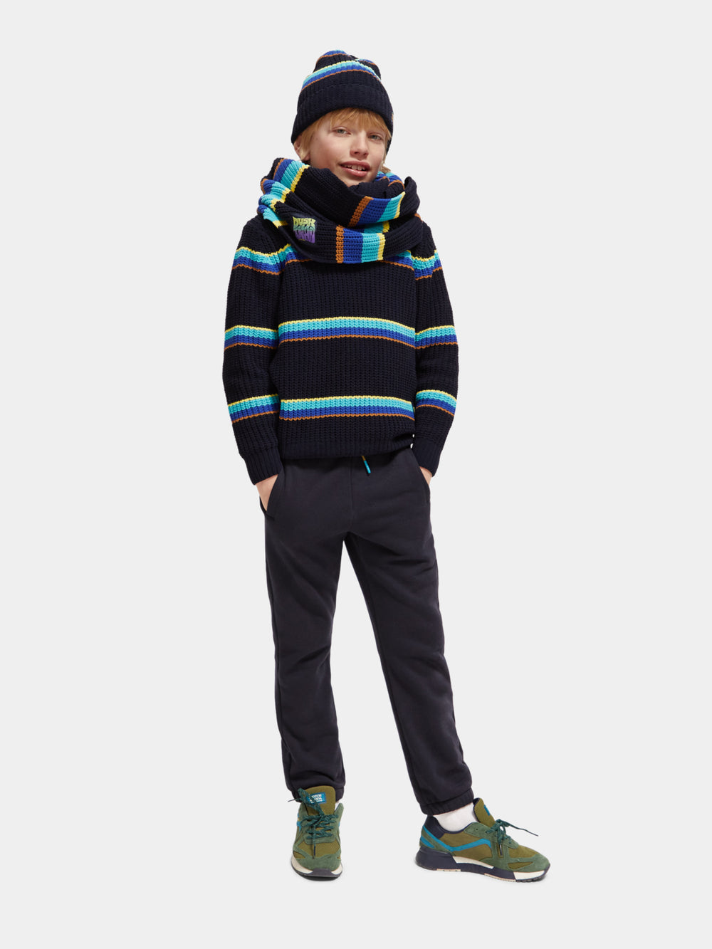 Kids - Colourful tunnel scarf - Scotch & Soda AU