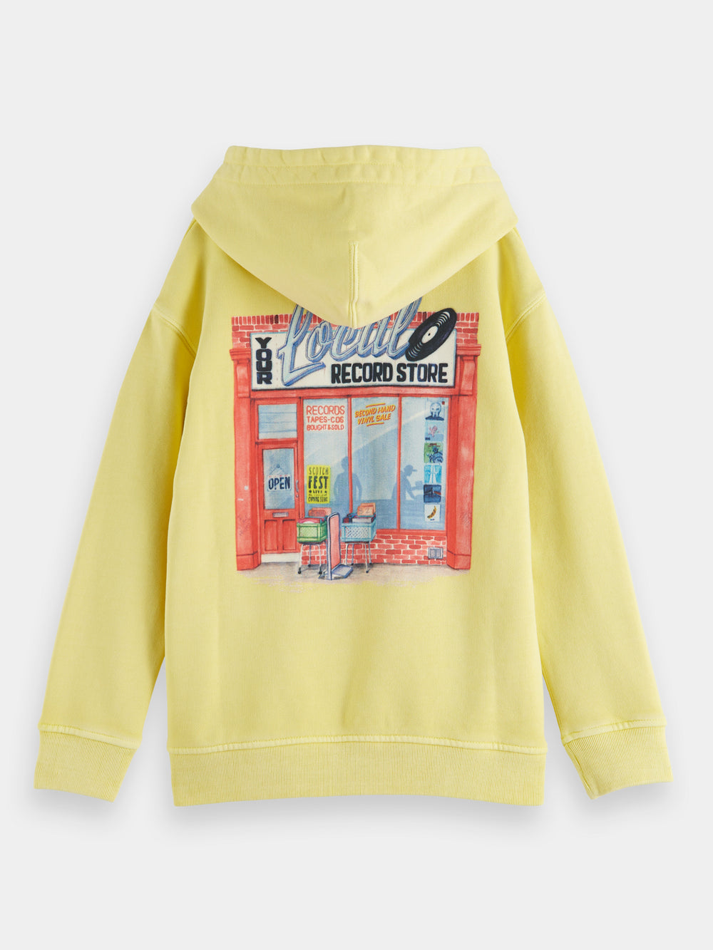 Kids - Relaxed-fit artwork hoodie - Scotch & Soda AU